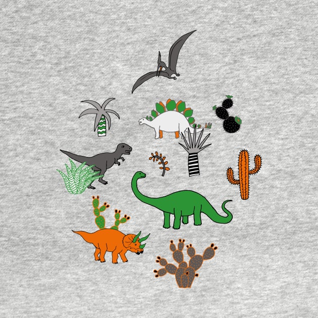 Dinosaur Desert - fun dinosaurs by Cecca Designs by Cecca